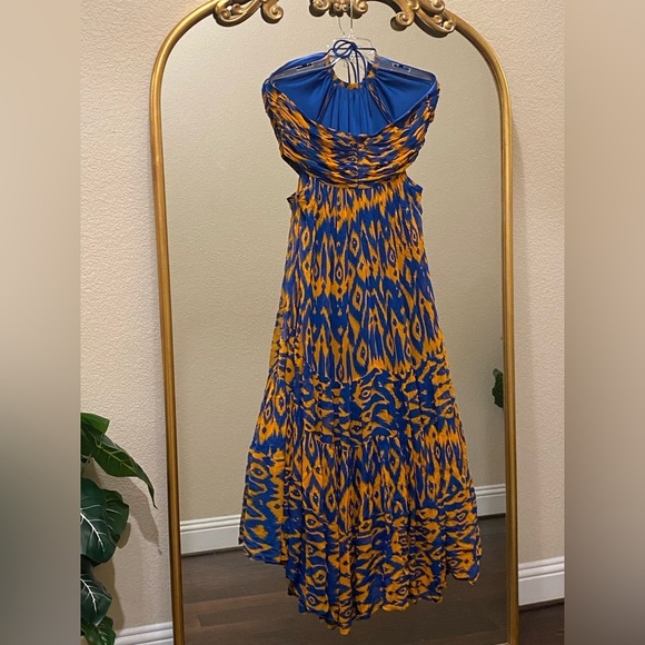 Verb by Pallavi Singhee Halter Cut-Out Midi Dress Resort Wear Size L - Picture 13 of 15